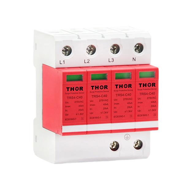 Quality AC surge protection device 40KA power lightning protection surge arrester for sale
