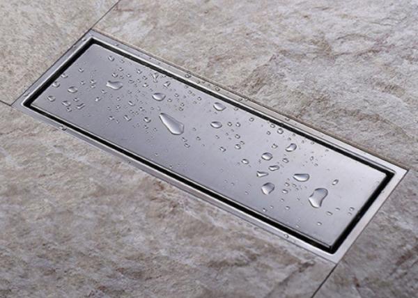 Quality Anti Clogging Rectangular Floor Drain Grate Fast Drainage No Mechanical Durability for sale