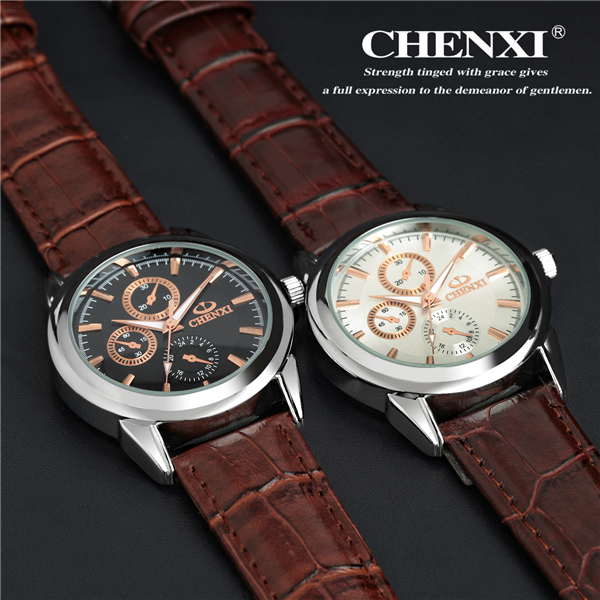 L005C6D Watch Wholesale Retailing Super Classic Wine Analog Pointer Leather Watches Unisex