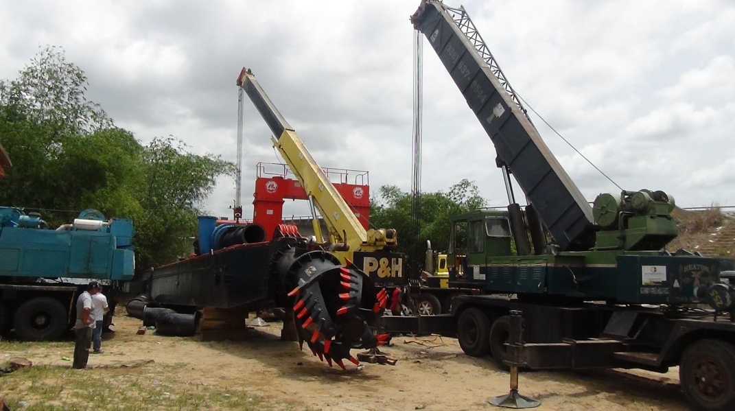 22 Inch River Dredging Mud Clay Pumping Cutting Suction Dredger Diesel Engine Or Electric Motor
