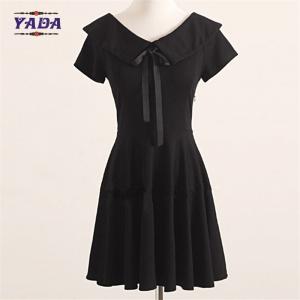 China Ladies lolita collar pattern design party wear patterns loose t-shirt summer skirt t shirt dress with high quality wholesale