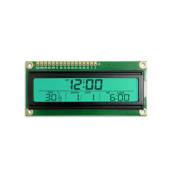 16x2 Monochrome Lcd Display Module With ST7066U-0R Driver IC