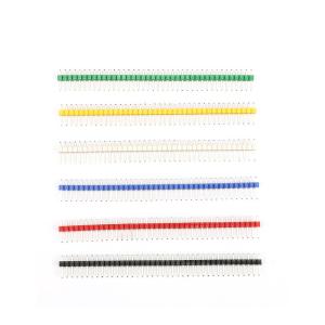 China Colored 40 Pins 2.54mm Single Row Straight Pin Header Male Connector Strip for Arduino wholesale