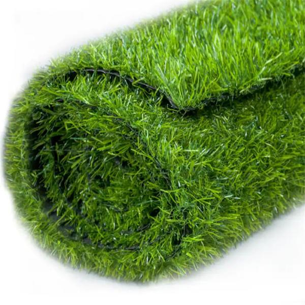Tennis Field Synthetic Turf Mat , 7mm-50mm Green Turf Carpet For Sports
