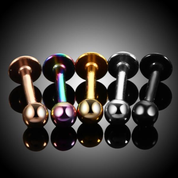 Steel Belly Button Piercings Segment Ring Nose Ring Lip Eyebrow Piercings Industrial Barbell Body Jewelry Piercing