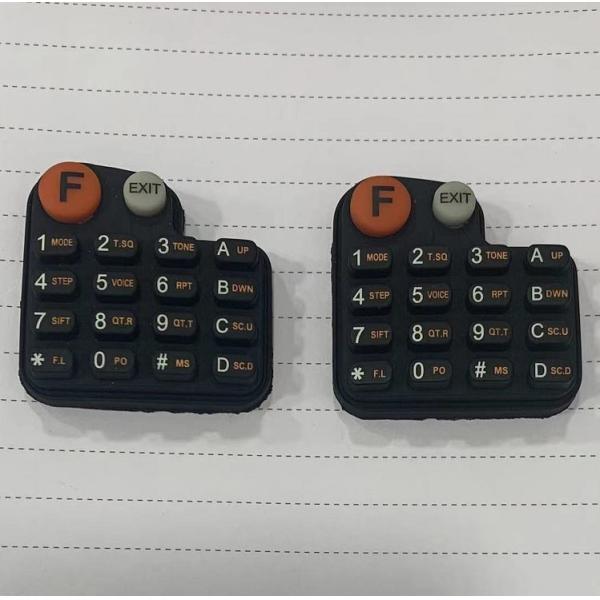 China Communication Intercom Custom Silicone Button With 2D Drawings wholesale
