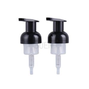 China Matte Plastic Foam Pump Non Refillable facial foam pump PETG wholesale