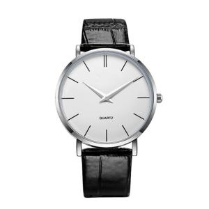 China Leather Strap Mens Digital Watch Alloy Case Glass Mirror 30m Waterproof on sale