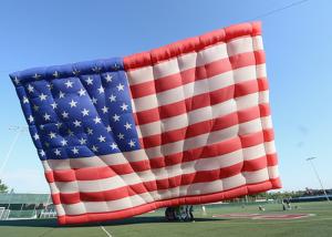 China Custom Large America Flag Helium Balloon For Parade wholesale