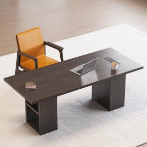 ODM Drescher Desk With Removable Drawers Smoked Wood Star Hotel Room Furniture