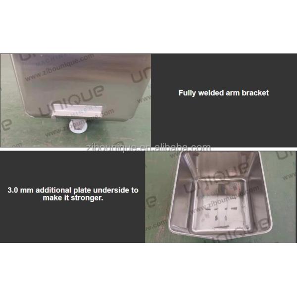 Meat Trolley for Transport of Chicken Beef Fish in Processing Plants 200L SUS304