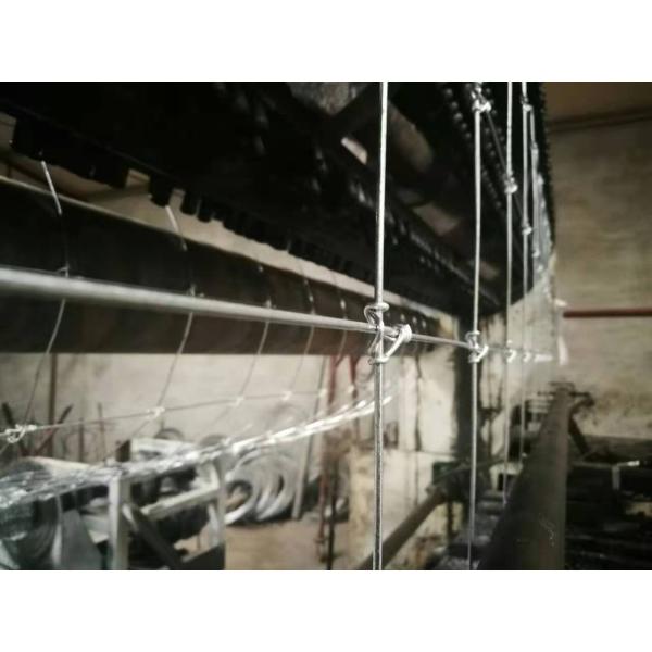 Touch Screen 440V CE 2m Grassland Fence Machine , Chain Link Fence Making Machine