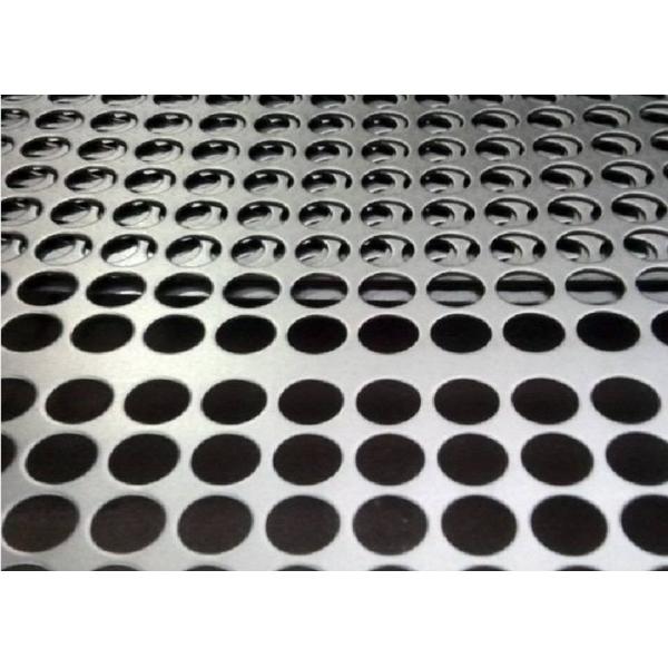2m 2.44m Perforated Steel Mesh Sheets , 316 Stainless Steel Perforated Sheet