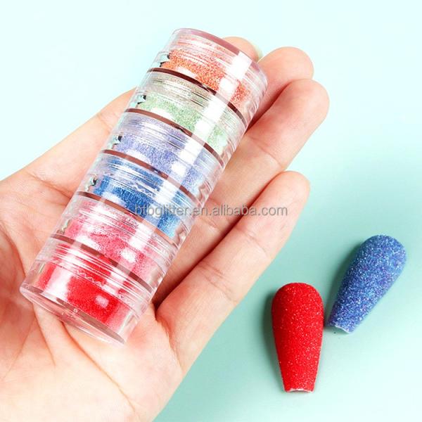 Add Sparkle to Your Nails with Lady's Nail Beauty Glitter and Sugar Glitter Nail Art