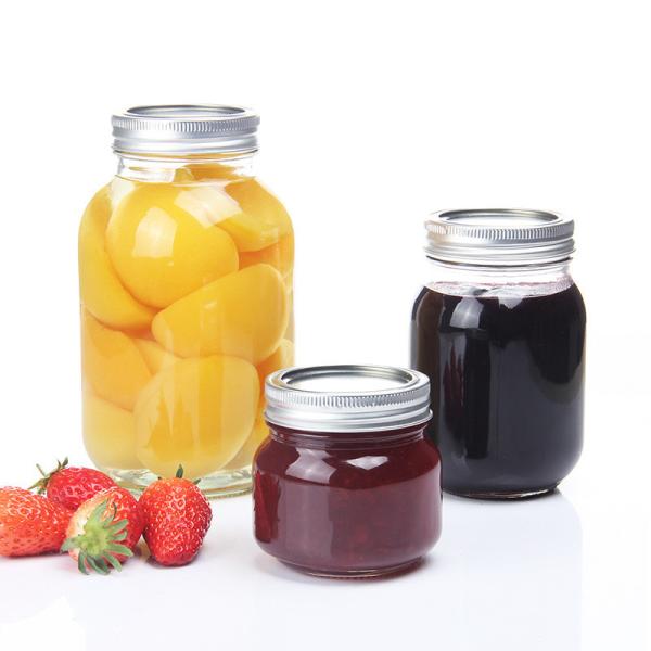Quality 380ml Honey Transparent Sealed Food Glass Packaging Glass Jars 90g for sale