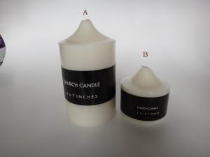 China White Cheap Church Candle on sale