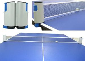 Retractable Portable Table Tennis Net And Post Size 175*19cm Logo Printed
