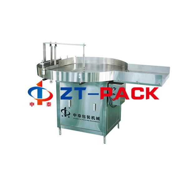 Quality 18000bph Bottle Unscrambler Machine 60hz 2.2kw Turntable Machine for sale