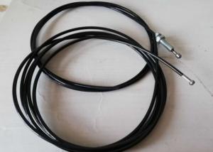 China RAPID Gym Equipment Parts , Black Plastic Wire Rope For Gym Equipment wholesale
