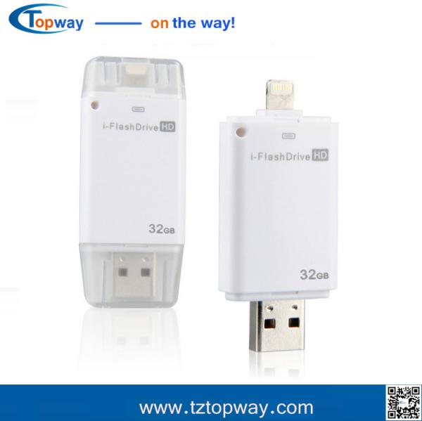 Quality I-flash drive otg usb flash drive for Phone 6S Plus pad adding Extra Storage for sale