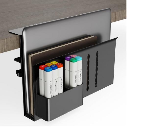 Quality Customized Packing Desk Organization with Magnetic Pen Holder Under Desk Laptop Holder for sale