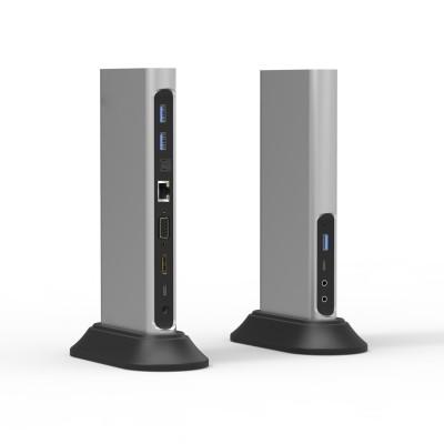 Quality 60W PD HDMI VGA Thunderbolt 3 Docking Station Dual Monitor for sale