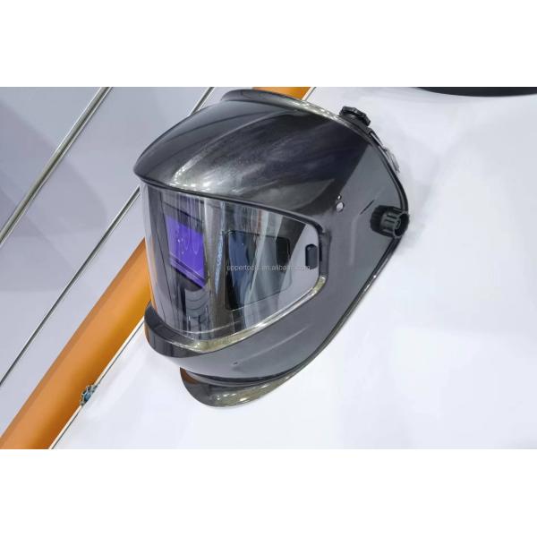 Auto Darkening Welding Helmet with Welding Torch and Lightweight Hemispherical 4C Lens