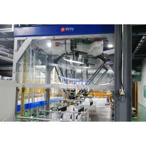 Robotic Automation Marshaling Station Bag Beverage Palletizer Single Column