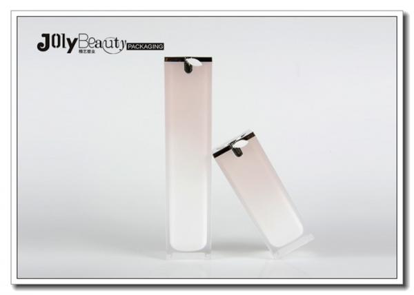 Quality 15ml 30ml 50ml Square Acrylic Airless Spray Bottle Cosmetic Container Dispenser for sale