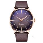 5BAR Mechanical Skeleton Watch 12mm Mens Winding Automatic Date Function