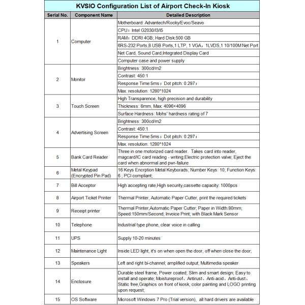 LCD Screen Cinema Ticket Vending Machine With Card Reader Keyboard Printer