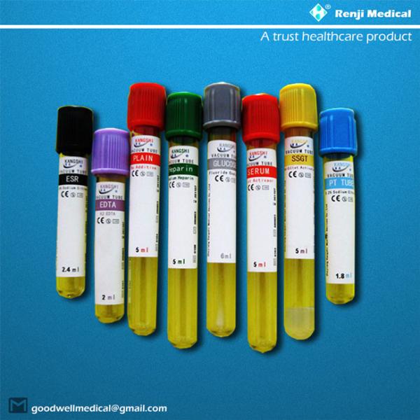 13x100mm Disposable Vacuum Blood Collection Tube CE Certification