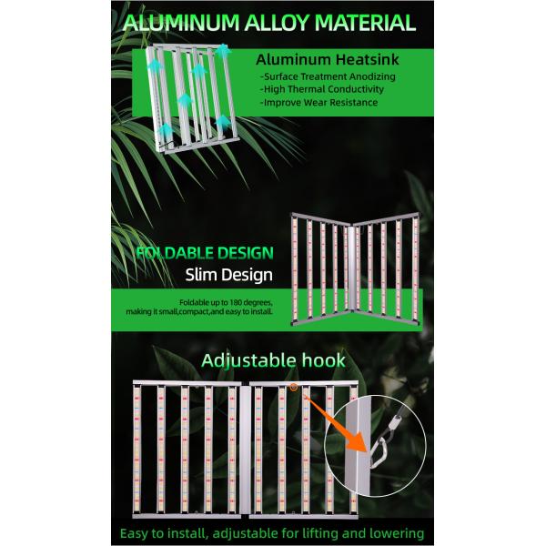 10 Bar Led Commercial Farm 1000w Led Grow Light Full Spectrum High PPFD Samsung Lm301h Evo Lm281b for Indoor Plant