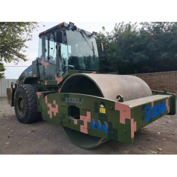 XCMG XS223J Used Road Rollers Single Steel Wheel Roller Ultra Heavy Drive Vibration Roller