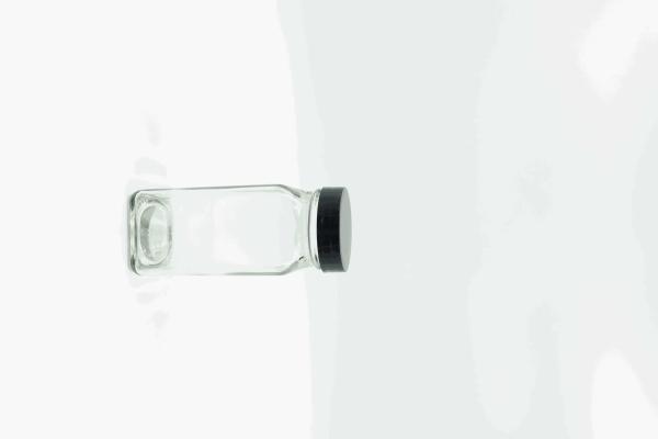 Quality Food Grade Clear FDA 500ml Spice Herbs Square Glass Jars With Lid for sale