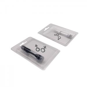 China Disposable Plastic Clamshell Blister Packaging Folded Blister For Vape Pen Cartridge wholesale