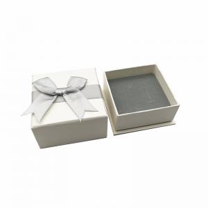 China Gathe Custom White Cardboard Jewelry Boxes For Ring Bracelet Earring Necklace AZBH004 wholesale