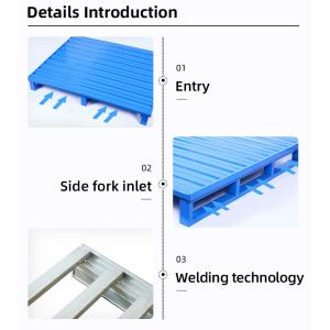 Durable And Strong Steel Pallet Frame 1200mm Length 1000mm Width