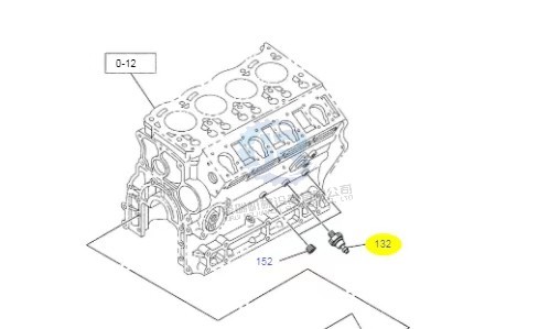 VI1824100082 Engine Oil Pressure Sensor For Kobelco SK75-8