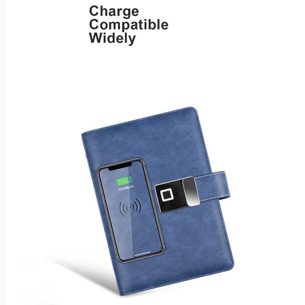 Smart Writing Set Portable Digital Lock Wireless Charger Power Bank for Business