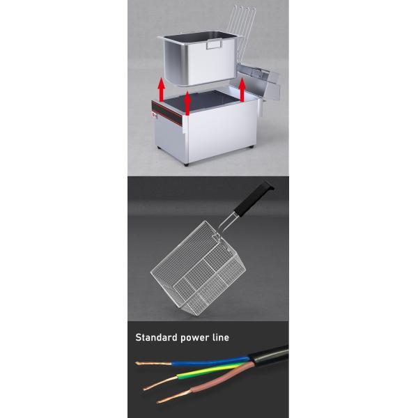 CE Approved 13.5L Capacity Fats Fryer for Commercial Fish Potato Plantain Chips Frying