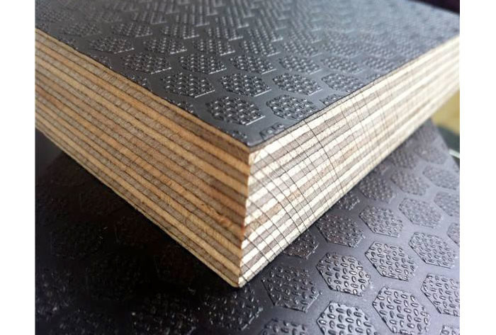 Grey Color Birch Core Phenolic Glue Film Faced Plywood
