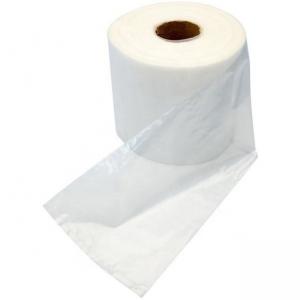 China Clear Plastic Bag on Roll for Food Bread Packaging 20 Micron Biodegradable Material wholesale