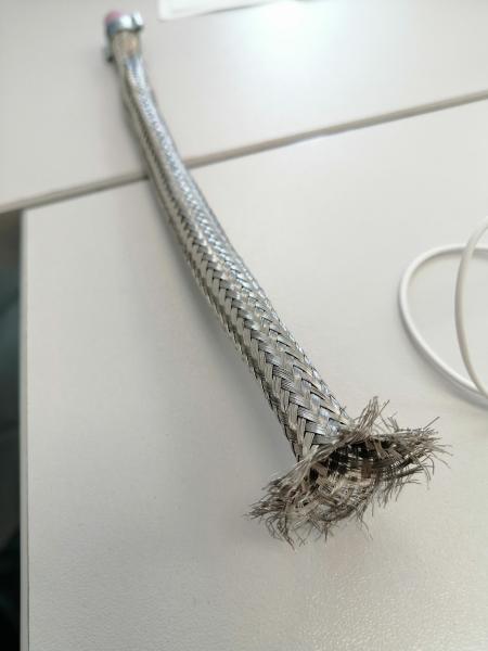 Quality Ni80Cr20 Tinned Copper Braided Sleeving Abrasion Resistant Alloy Braided Sleeve for sale