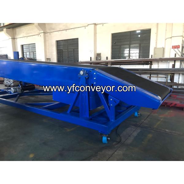 Portable Motorized Belt Truck Unloading Telescopic Conveyor