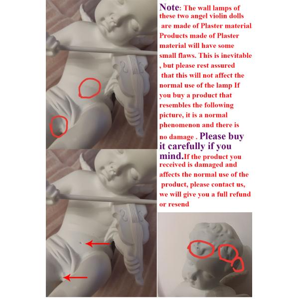 Round Angel Aluminum Decorative Interior Living Room Dining Room angel wall lamp (WH-VR-18)