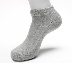 China OEM Spring Mens Sports Ankle Socks Plain Color Knitted Running Ankle Socks Knit Cotton Socks wholesale