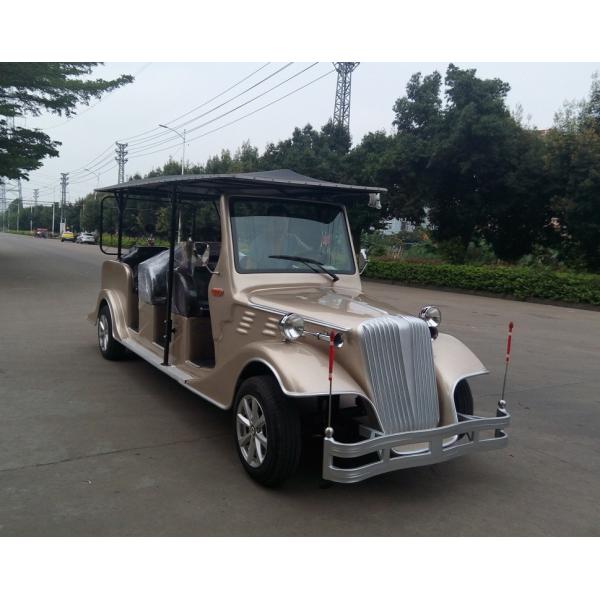 FRP Body Electric Vintage Cars / Electric Tour Bus With 8 Seats For Pick Up