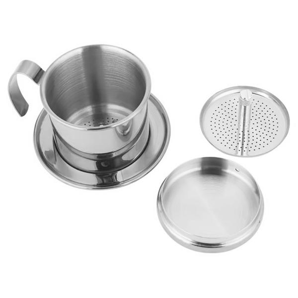 50ml Reusable Paperless Vietnam Coffee Filter Stainless Steel Coffee Dripper Pot