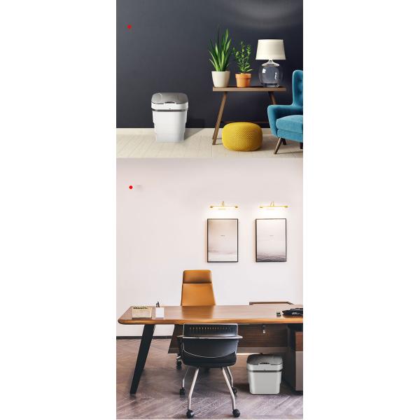 Household Induction Toilet with Cover Living Room Toilet Creative Automatic Electric Open Cover Intelligent Folding Trash Can